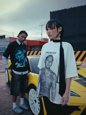 Camiseta Blessd Gris Pitbullying