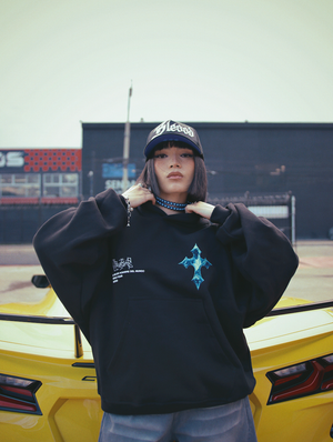 Hoodie Blessd Negro Pitbullying