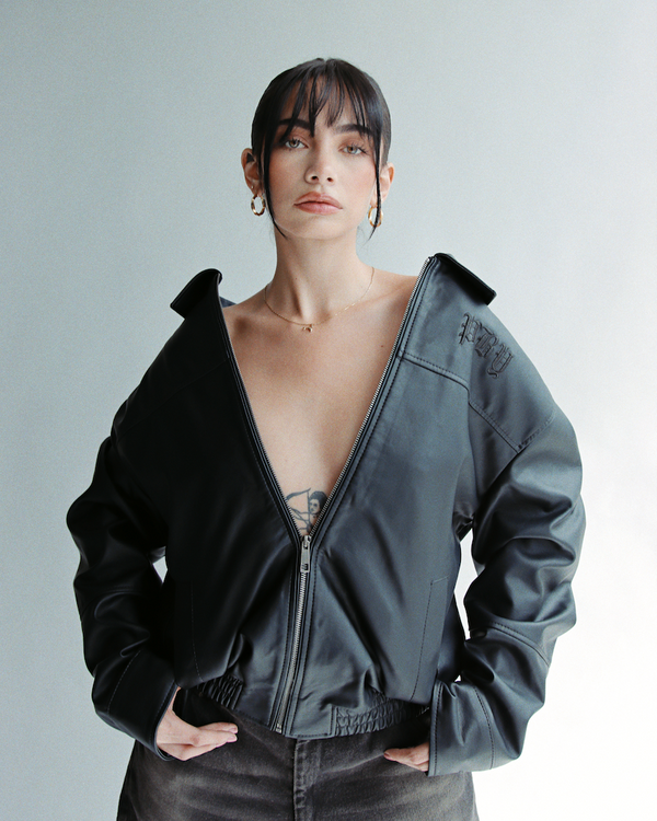 Colombian Super Star Chaqueta Negra Mujer