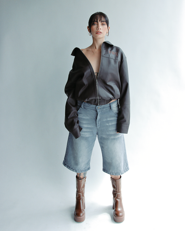 Colombian Super Star Chaqueta Cafe Mujer