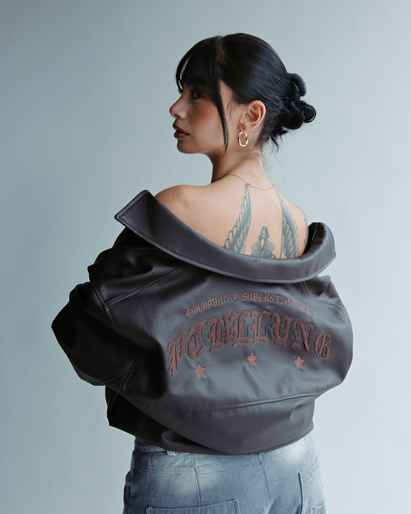 Colombian Super Star Chaqueta Cafe Mujer