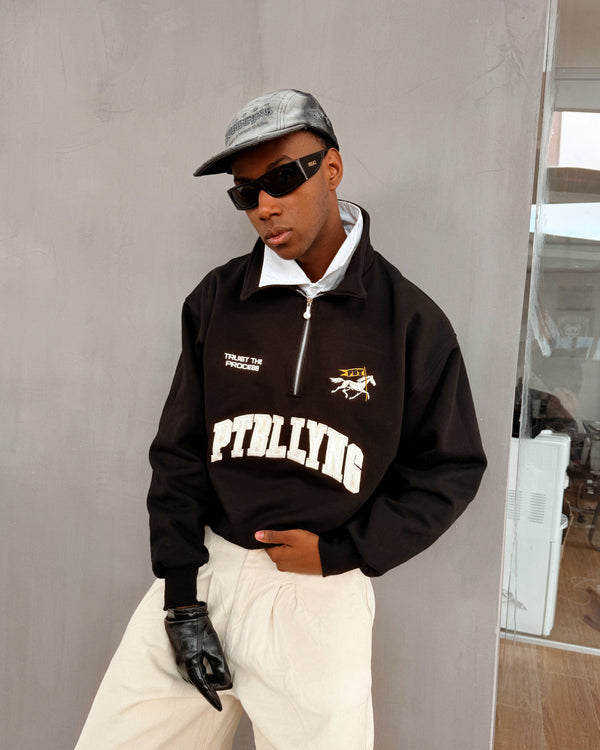 PULLOVER SIN MIRAR A LOS LADOS NEGRO