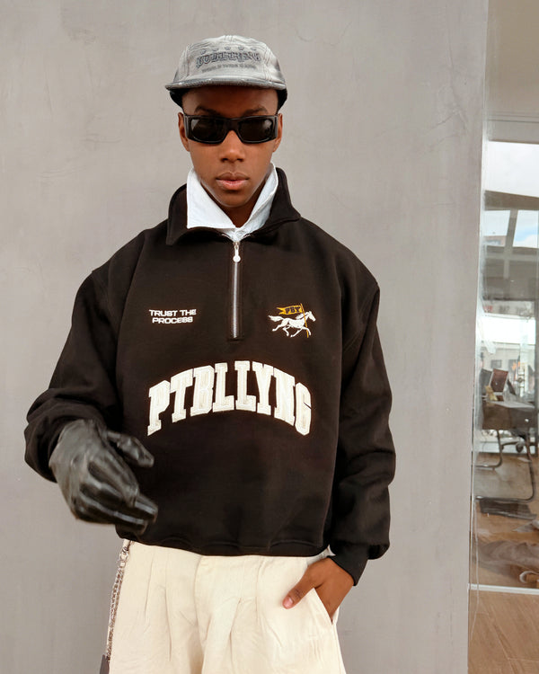 PULLOVER SIN MIRAR A LOS LADOS NEGRO