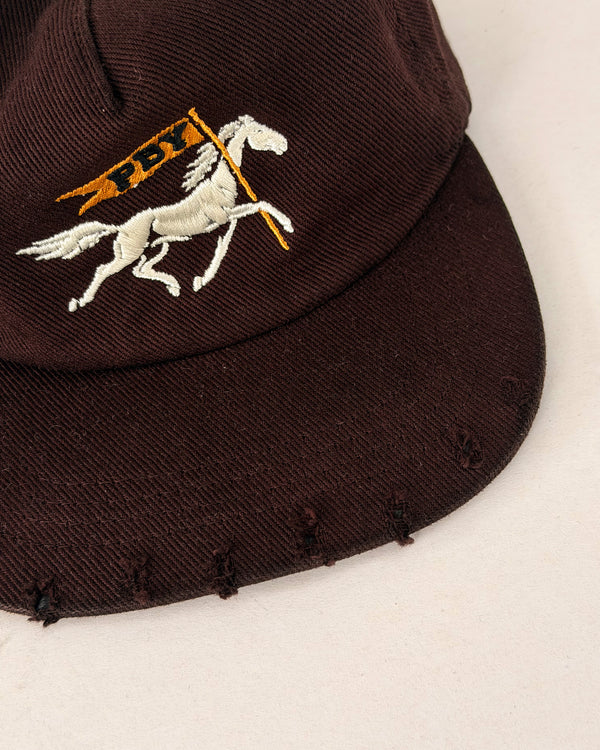 GORRA DENIM CABALLO CAFE