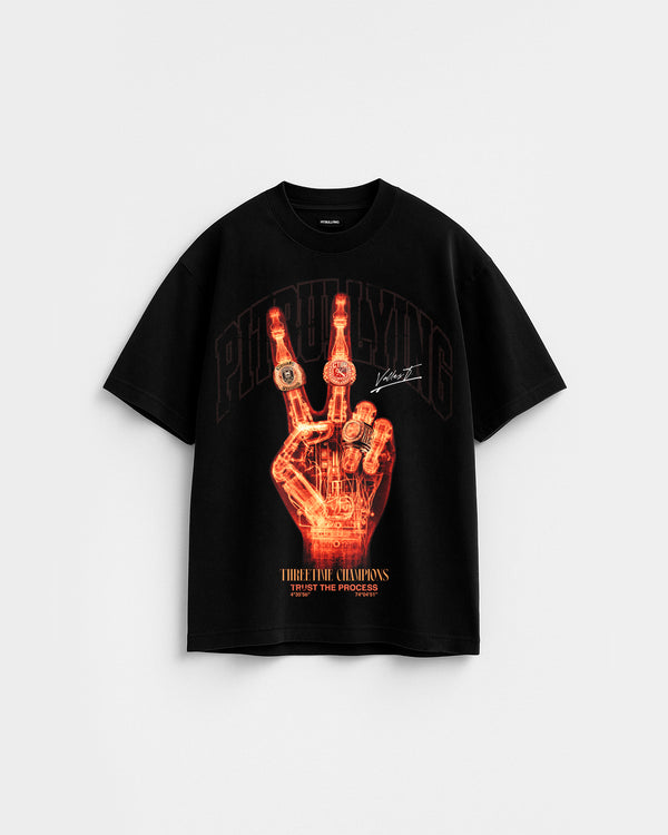 Camiseta Valles T Oversize Negro