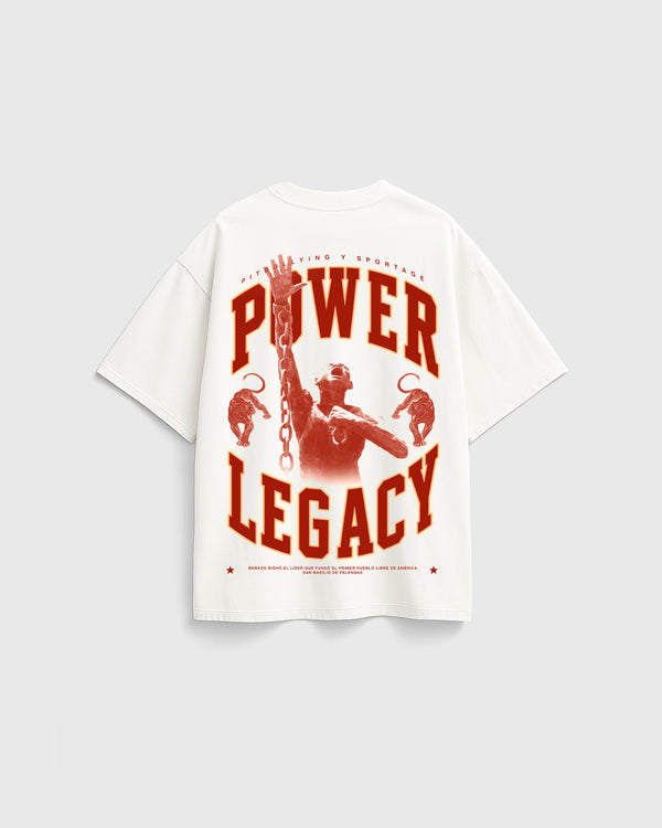 CAMISETA BLANCA POWER LEGACY