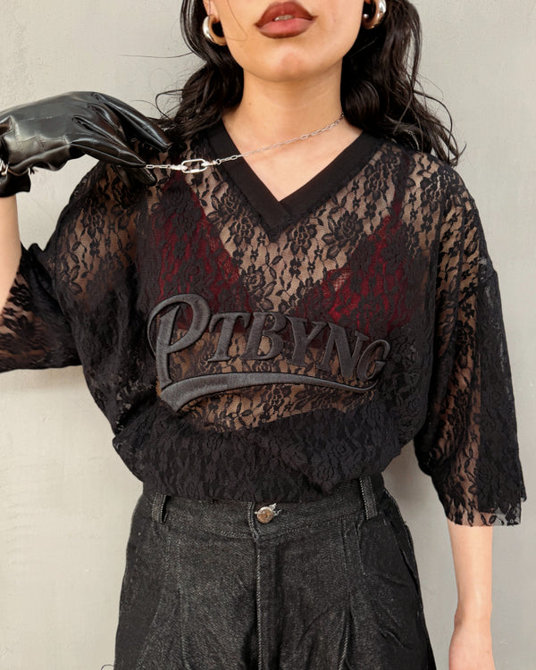 JERSEY ENCAJE NEGRO