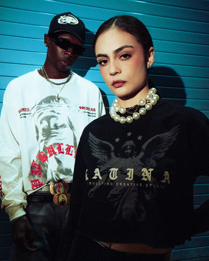 Camibuso Crop Pitbullying Latina 