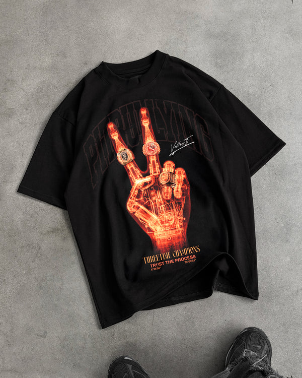 Camiseta Valles T Oversize Negro