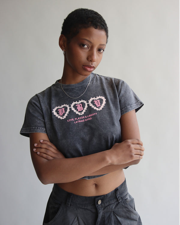 Baby Tee Gris