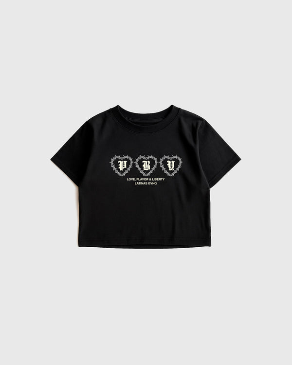 Baby tee negra
