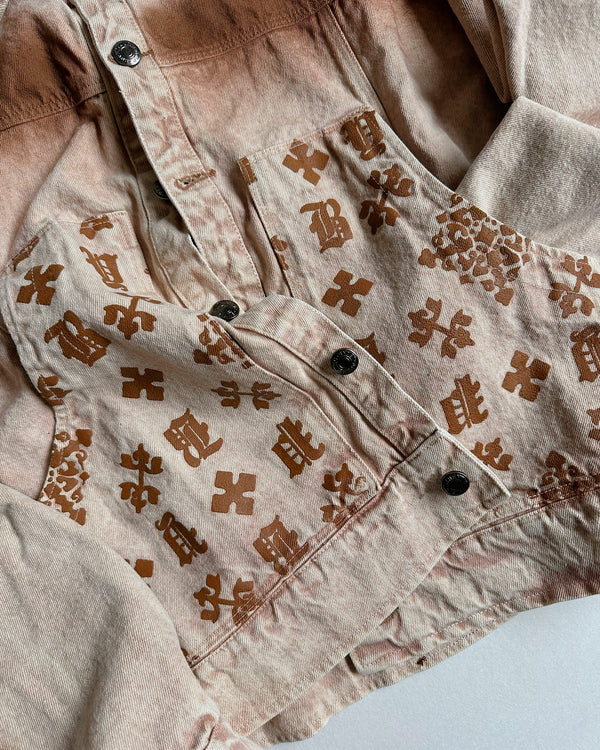 Chaqueta Beige Monograma Pitbullying