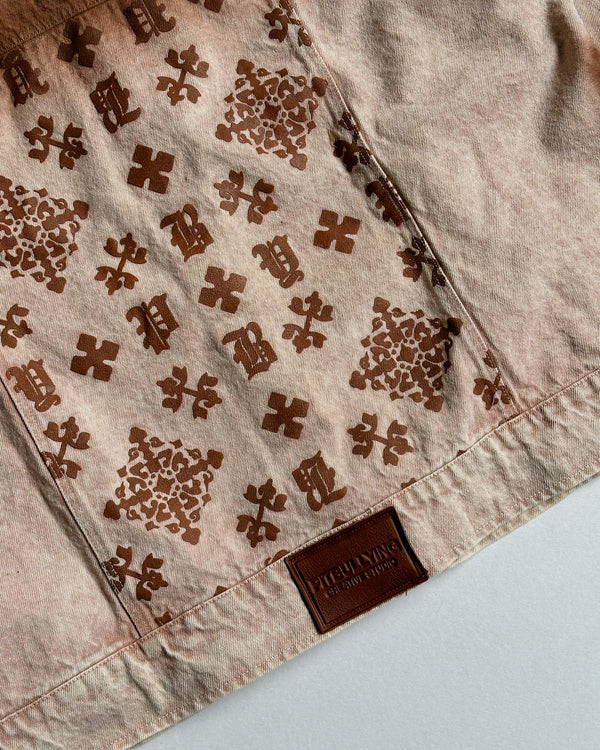 Chaqueta Beige Monograma Pitbullying