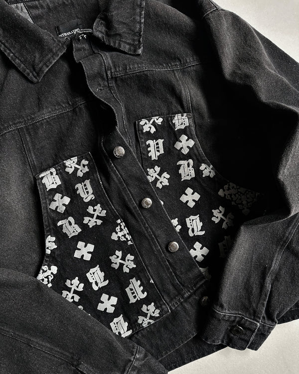 Chaqueta Negro Monograma Pitbullying