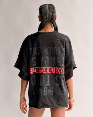 CREWNECK THE WORLD IS YOURS MUJER