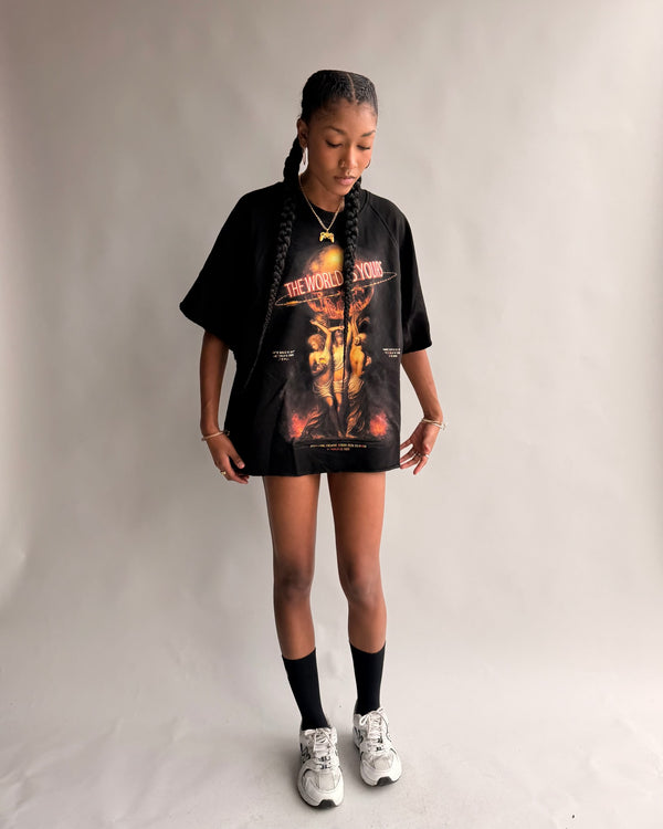 CREWNECK THE WORLD IS YOURS MUJER