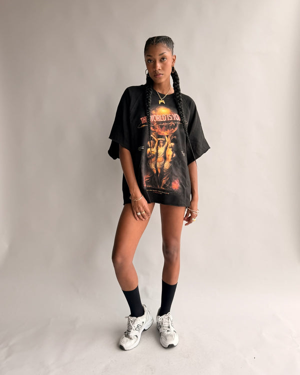 CREWNECK THE WORLD IS YOURS MUJER