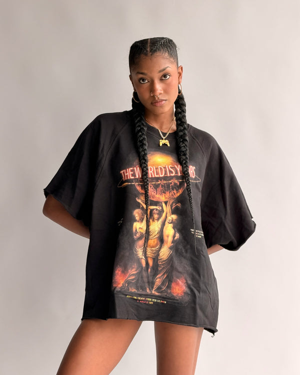 CREWNECK THE WORLD IS YOURS MUJER