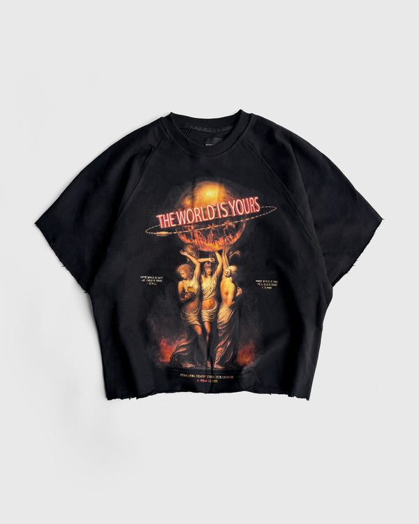 CREW NECK THE WORLD IS YOURS