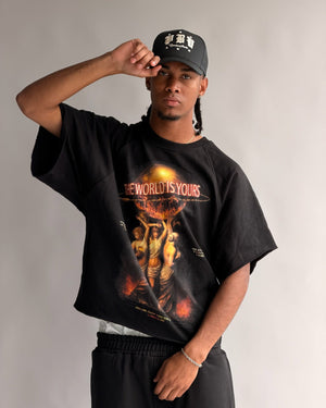 CREW NECK THE WORLD IS YOURS