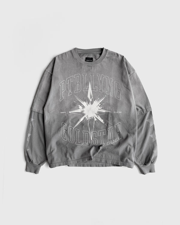 CAMIBUSO OVERSIZE GRIS GOLDSTAR