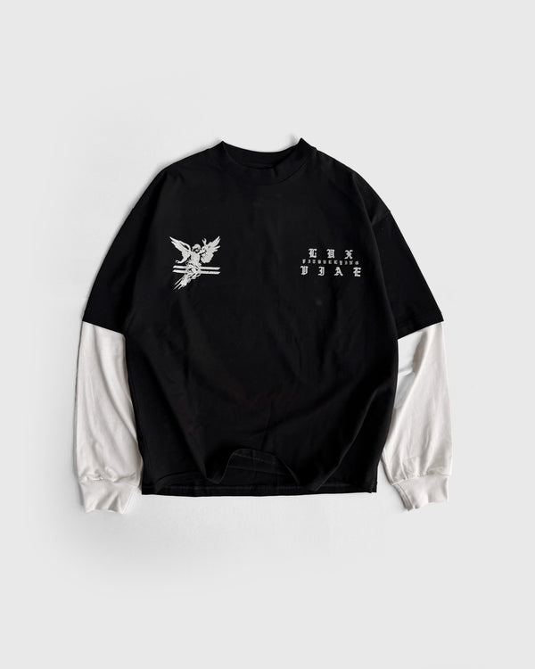 CAMIBUSO OVERSIZE NEGRO LUX VIAE