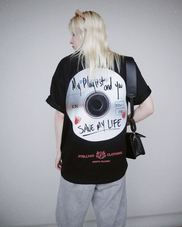 Camiseta my playlist and you save my life Pitbullying