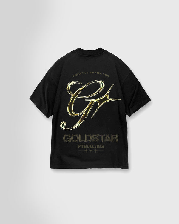 Camiseta cromada negra GoldStar - Pitbullying