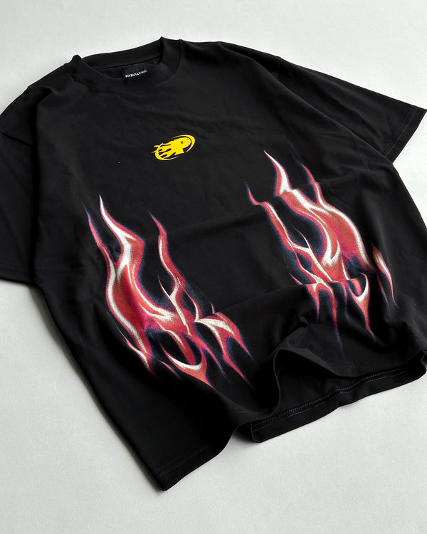 Camiseta Flame Negra