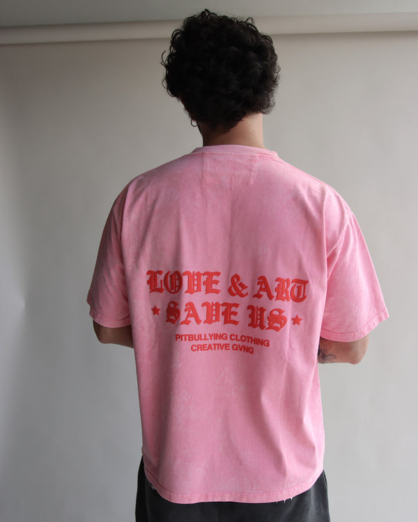 Camiseta Basic Rosa Gang