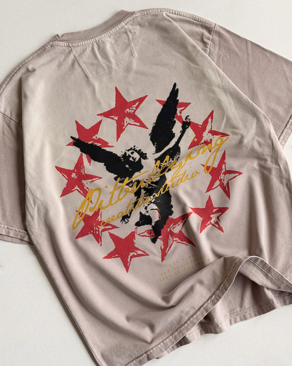 Camiseta Pitbullying Angel Beige