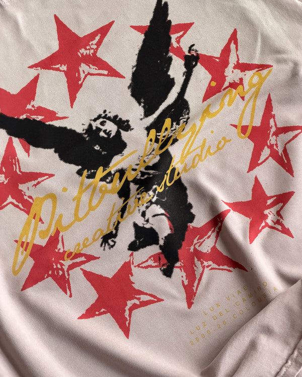 Camiseta Pitbullying Angel Beige