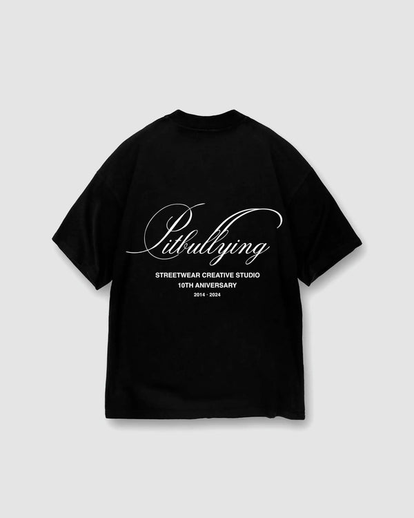 Camiseta basica negra Pitbullying