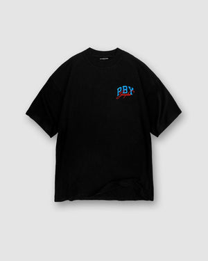 Camiseta oversized Negra Gods Company Pitbullying
