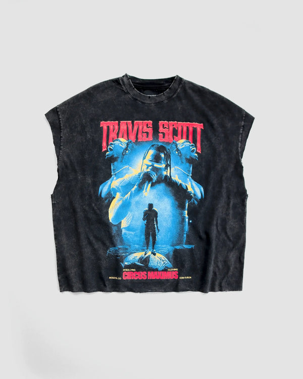 Camiseta sin mangas CIRCUS MAXIMUS Travis Scott Pitbullying - Edición limitada