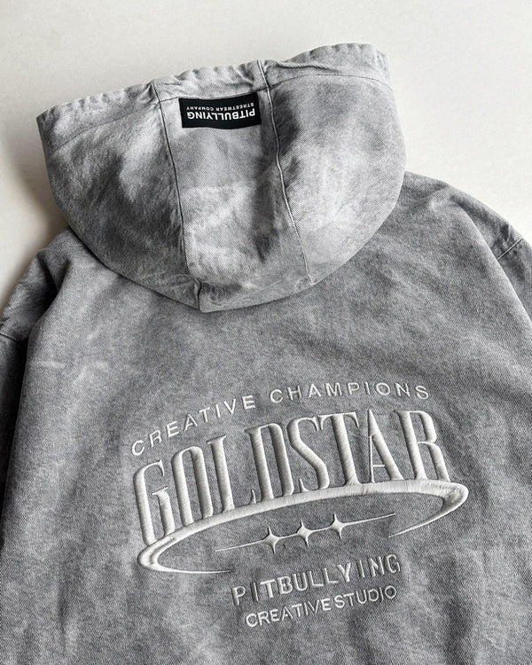 Chaqueta de jean gris GoldStar Pitbullying