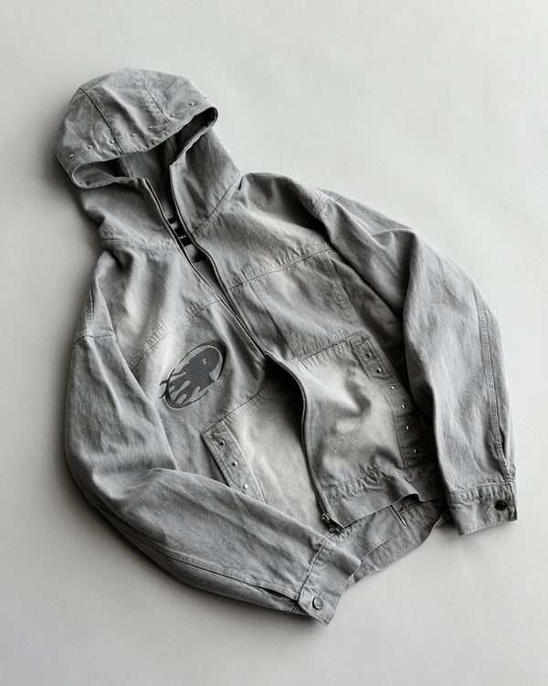 Denim Zip Saints Gris