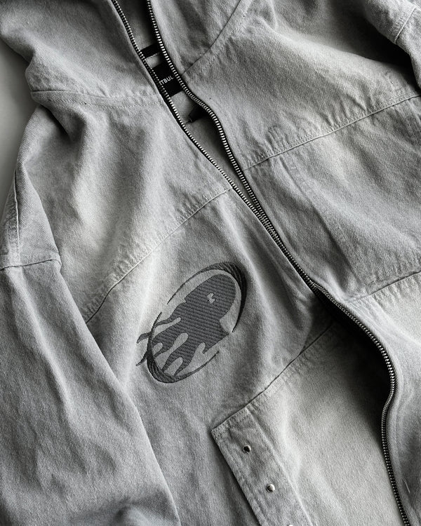 Denim Zip Saints Gris