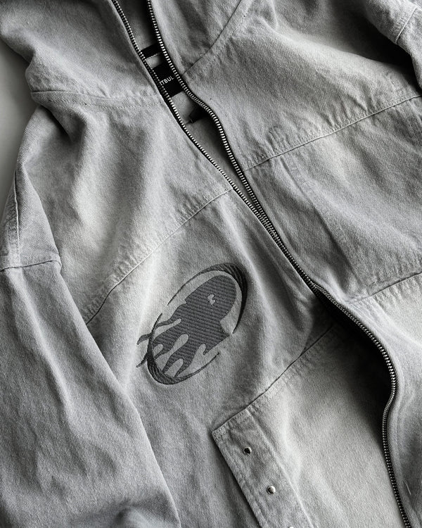 Denim Zip Gris Pitbullying