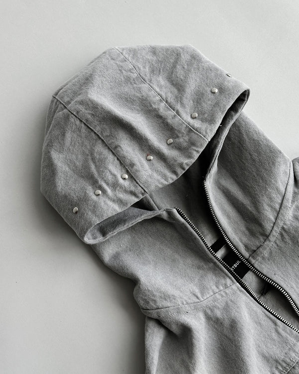 Denim Zip Saints Gris