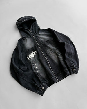 Denim Zip Vintage Pitbullying