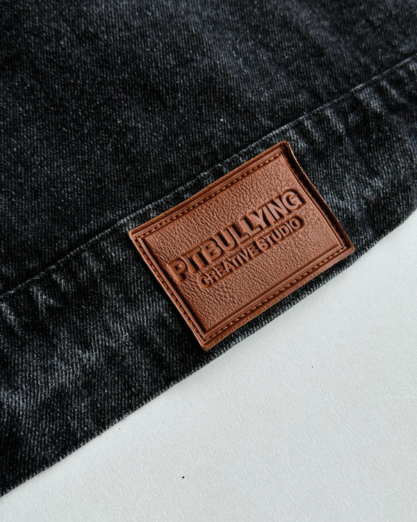 Denim Zip Saints Dirty Black