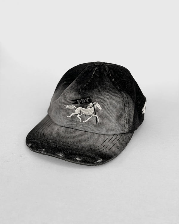 GORRA DENIM CABALLO VINTAGE