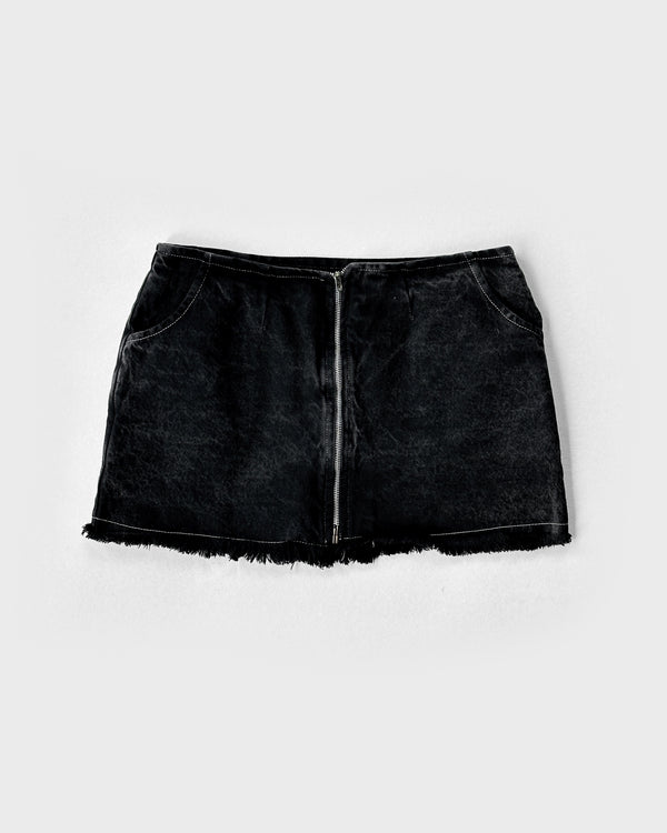 BASICS SKIRT WASHED BLACK