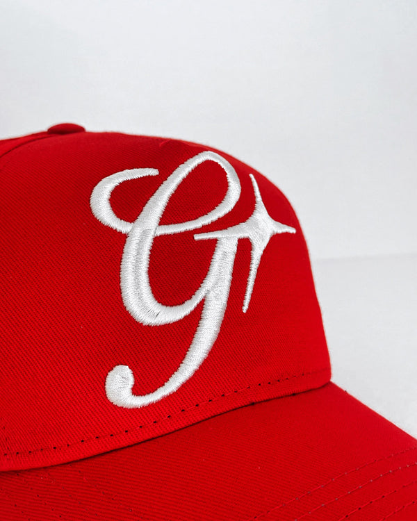 Gorra High Crown Roja Pitbullying