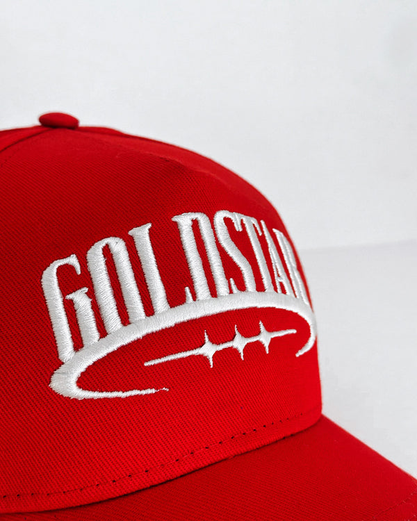 Gorra GoldStar High Crown Roja Pitbullying