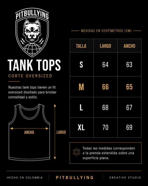 Tank Top Oversize Gris Goldstar