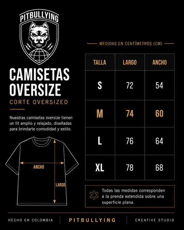 CAMISETA OVERSIZE KINGTERO