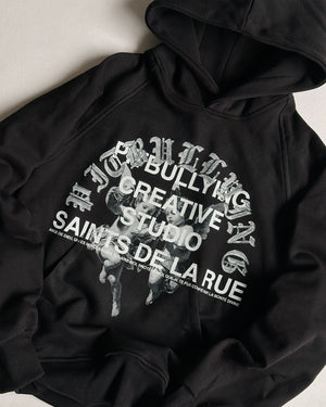 Hoodie Pitbullying Negro Saints De La Rue