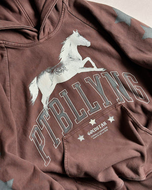 Hoodie Pitbullying Marron Caballo